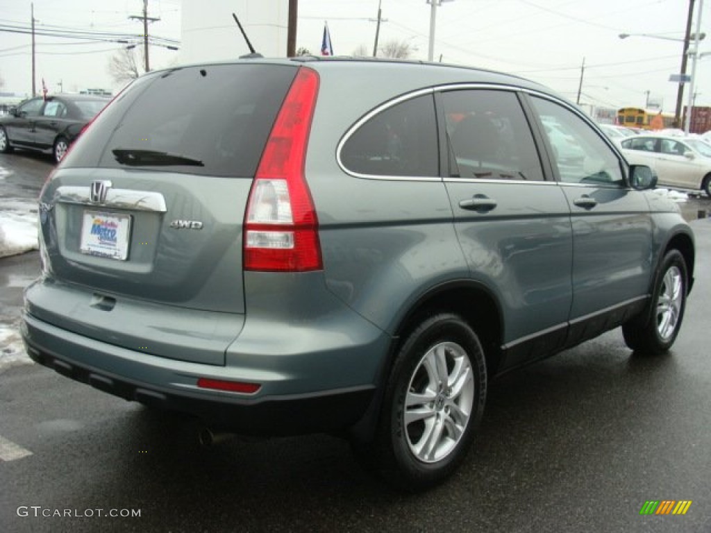 2011 CR-V EX-L 4WD - Opal Sage Metallic / Ivory photo #4