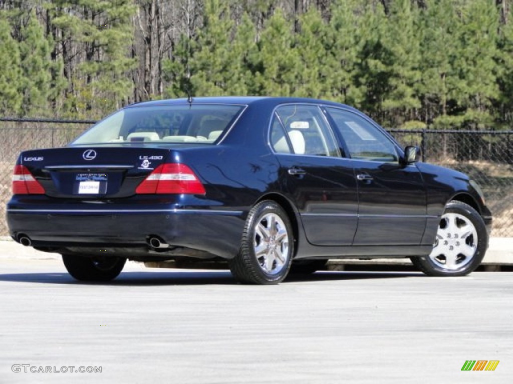 2004 LS 430 - Blue Onyx Pearl / Ecru photo #5