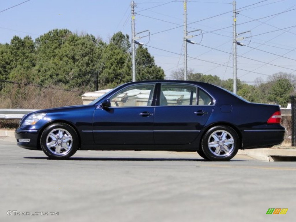 Blue Onyx Pearl 2004 Lexus LS 430 Exterior Photo #90697324