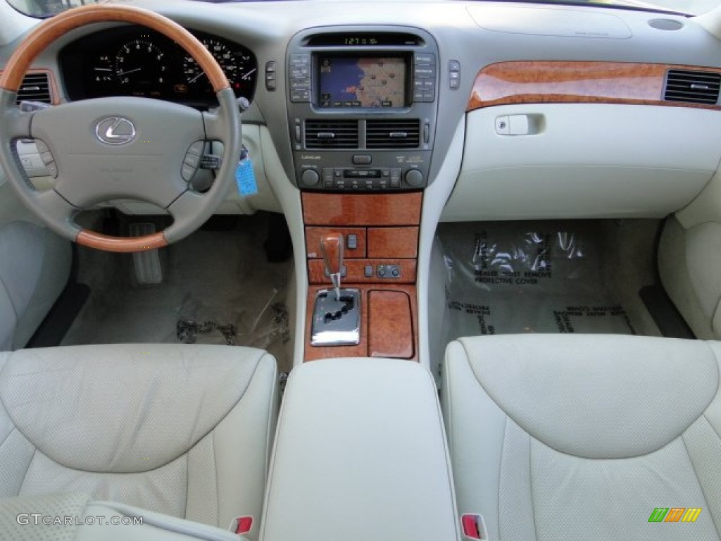 2004 Lexus LS 430 Ecru Dashboard Photo #90697384