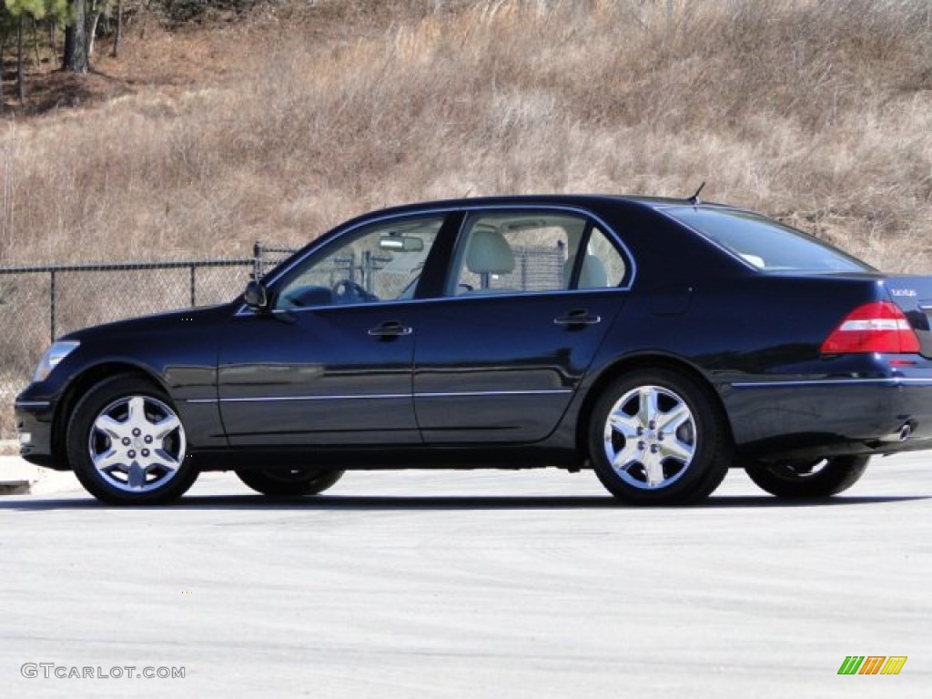 2004 LS 430 - Blue Onyx Pearl / Ecru photo #29