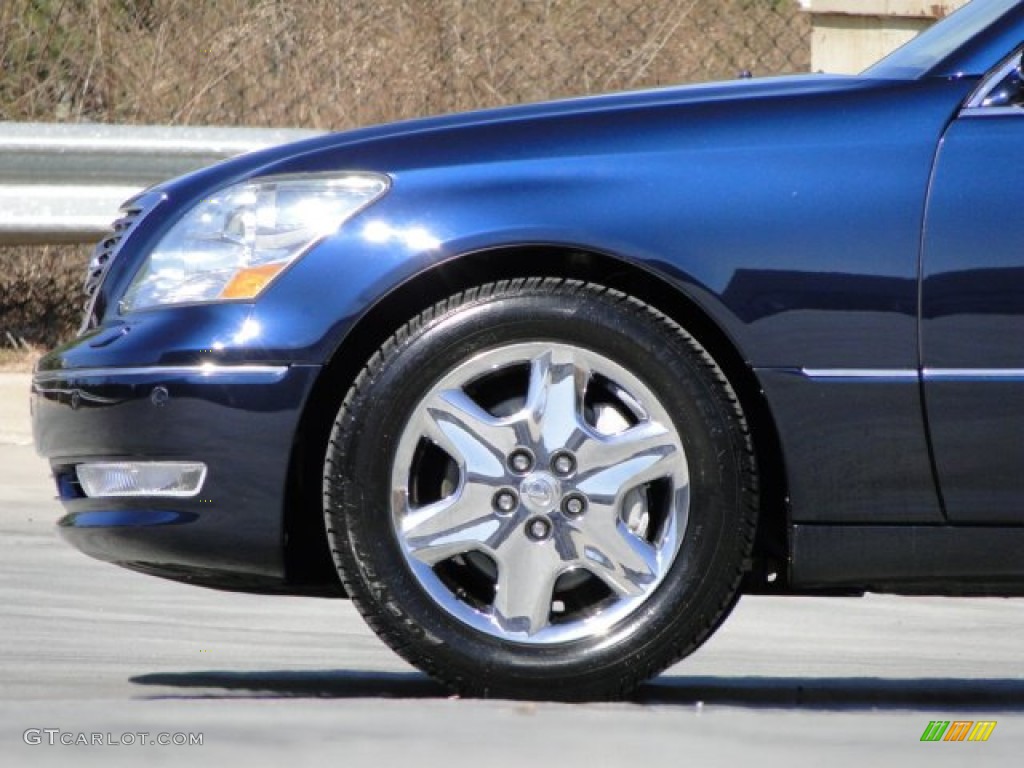 2004 LS 430 - Blue Onyx Pearl / Ecru photo #33
