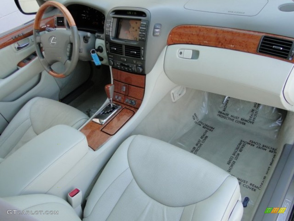 2004 LS 430 - Blue Onyx Pearl / Ecru photo #38