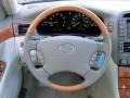 2004 Lexus LS Ecru Interior Steering Wheel Photo