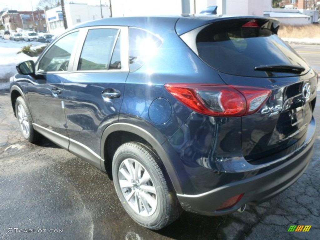 2014 CX-5 Touring AWD - Stormy Blue Mica / Sand photo #3