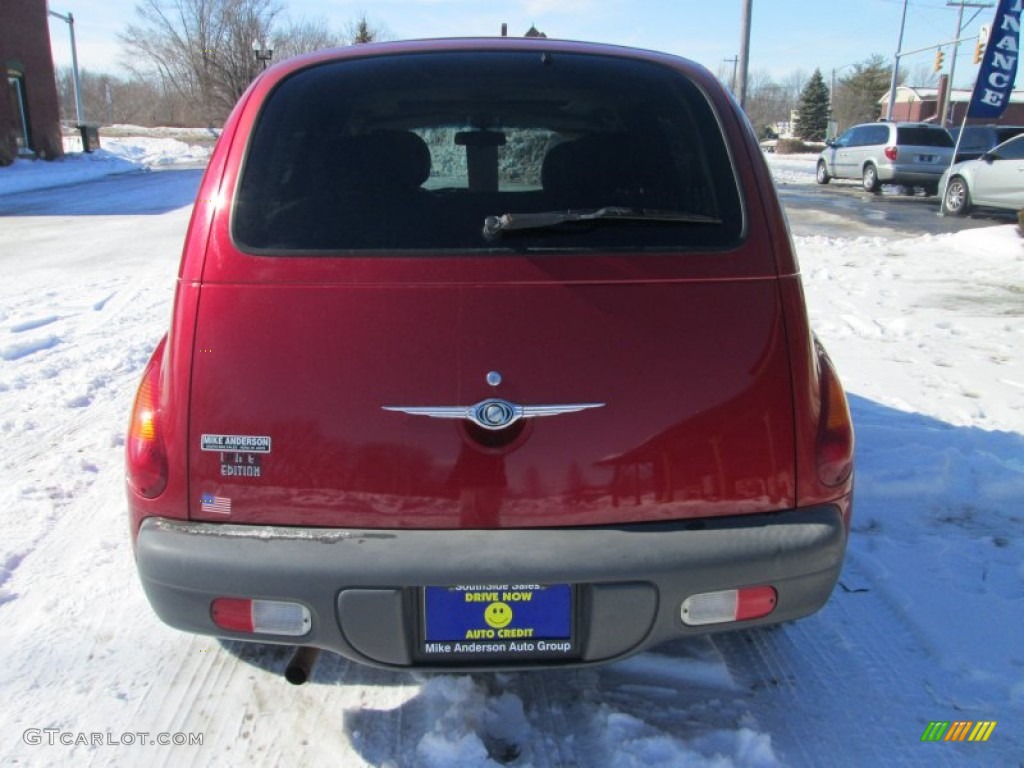 2001 PT Cruiser Limited - Inferno Red Pearl / Taupe/Pearl Beige photo #6