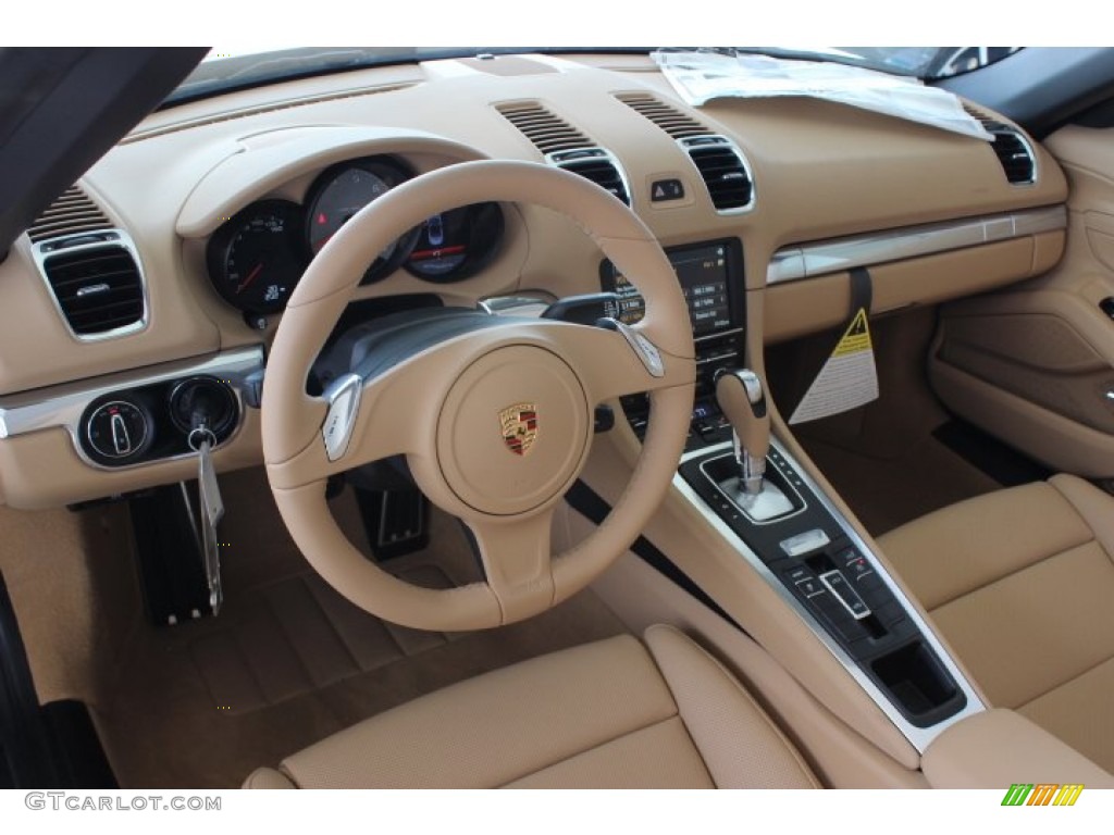 Luxor Beige Interior 2014 Porsche Boxster S Photo #90698674