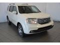 2014 White Diamond Pearl Honda Pilot Touring  photo #1