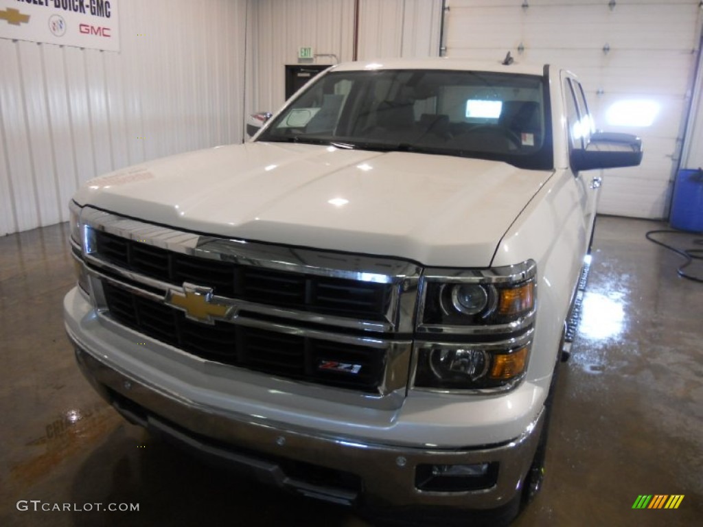 2014 Silverado 1500 LTZ Crew Cab 4x4 - Summit White / Cocoa/Dune photo #2