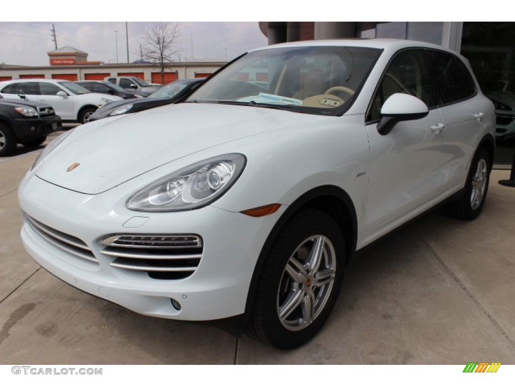 White 2014 Porsche Cayenne Diesel Exterior Photo #90699552