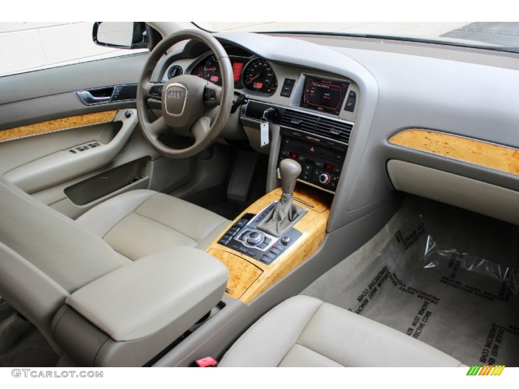 2007 Audi A6 3.2 Sedan Cardamom Beige Dashboard Photo #90700261