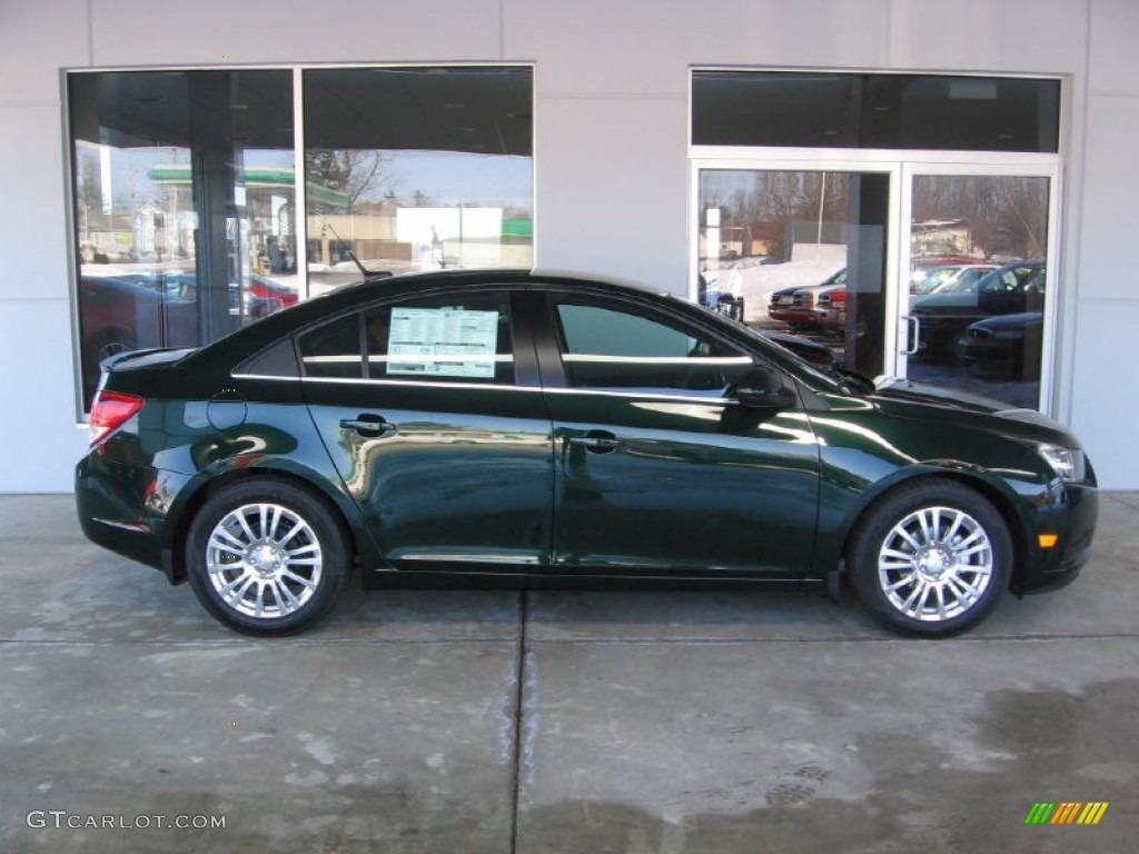 Rainforest Green Metallic 2014 Chevrolet Cruze Eco Exterior Photo #90700288