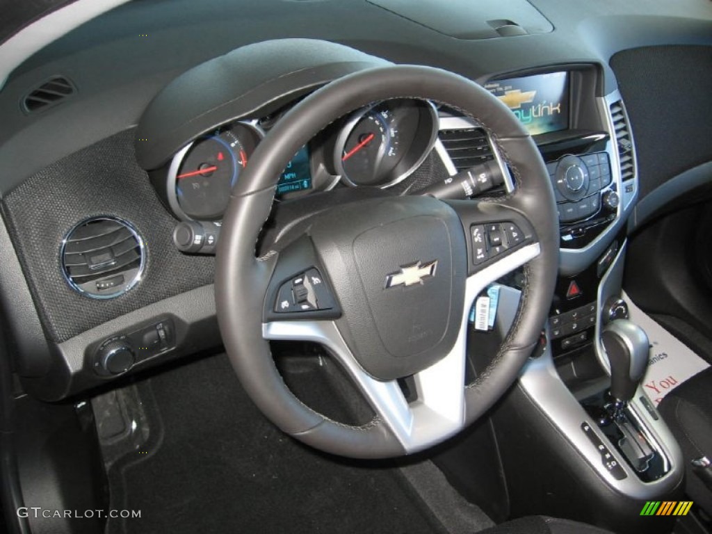 2014 Chevrolet Cruze Eco Jet Black Dashboard Photo #90700375