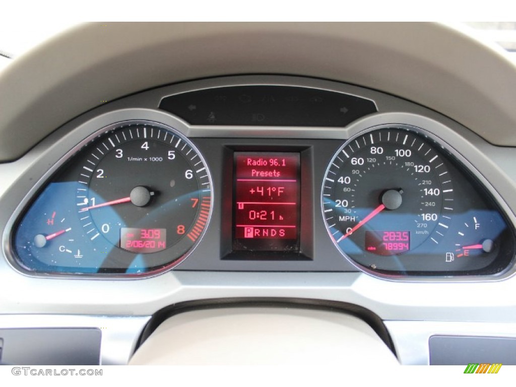 2007 Audi A6 3.2 Sedan Gauges Photos