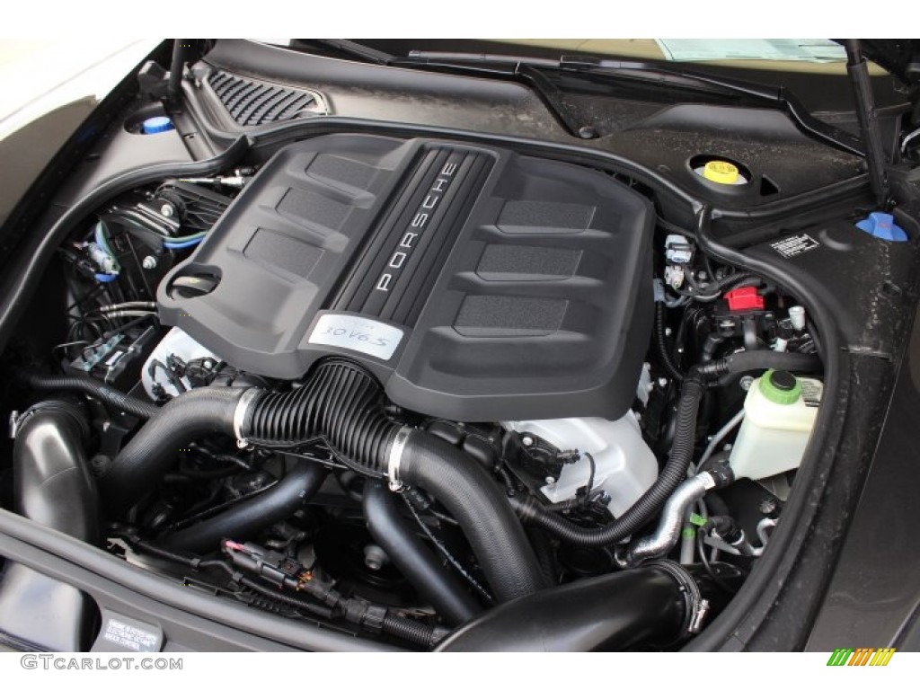2014 Porsche Panamera S 3.0 Liter DFI Twin-Turbocharged DOHC 24-Valve VVT V6 Engine Photo #90700945