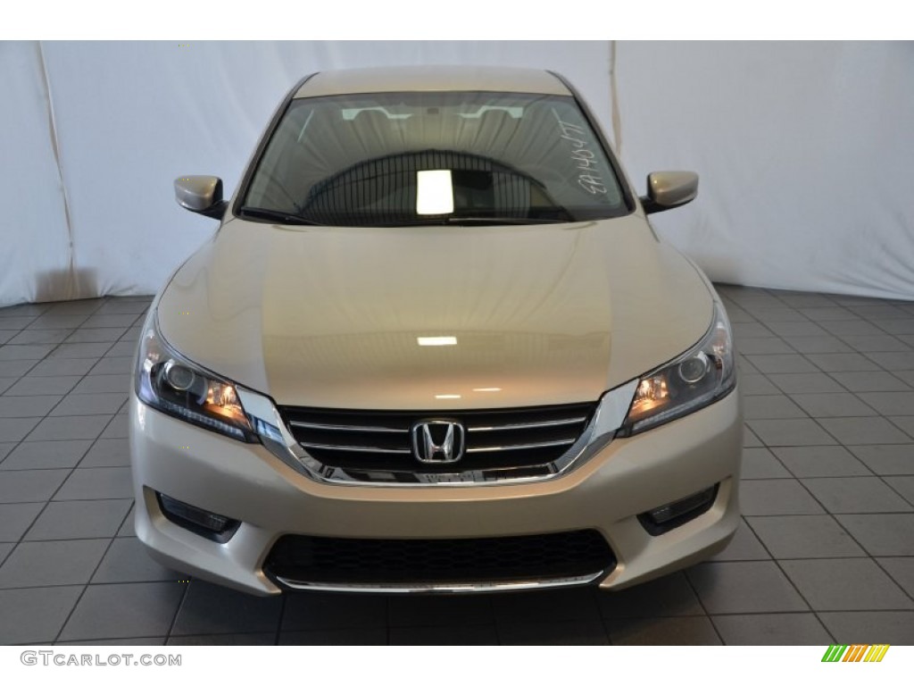 2014 Accord Sport Sedan - Champagne Frost Pearl / Black photo #2