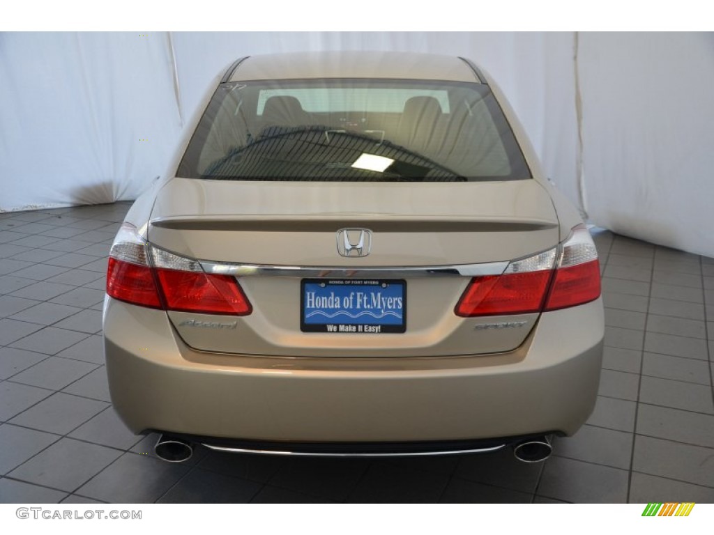 2014 Accord Sport Sedan - Champagne Frost Pearl / Black photo #7