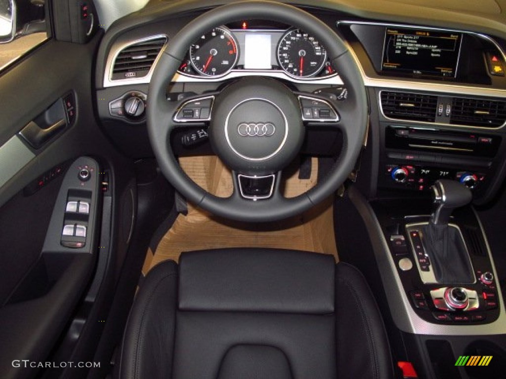 2014 Audi allroad Premium plus quattro Black Dashboard Photo #90701248