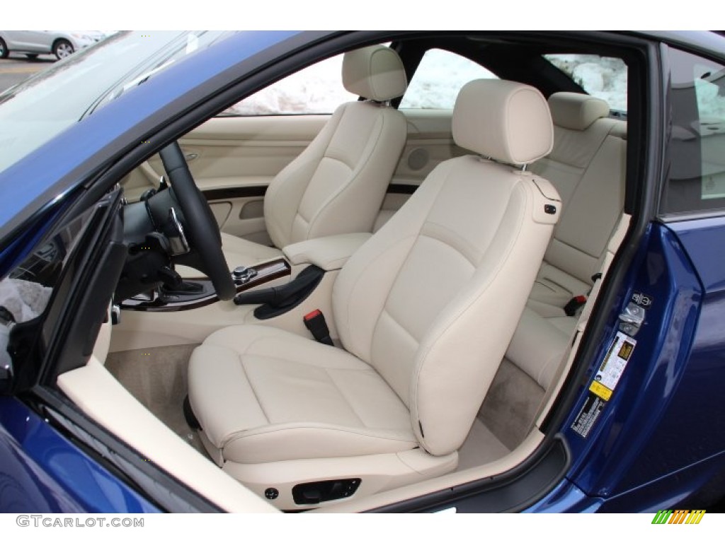 Cream Beige Interior 2013 BMW 3 Series 335i xDrive Coupe Photo #90701287