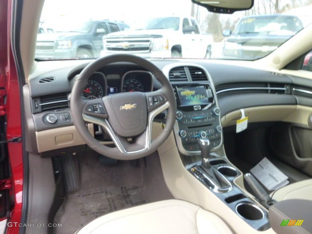 Cocoa/Light Neutral Interior 2014 Chevrolet Malibu LTZ Photo #90702464