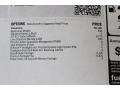 2014 Porsche Panamera Standard Panamera Model Window Sticker