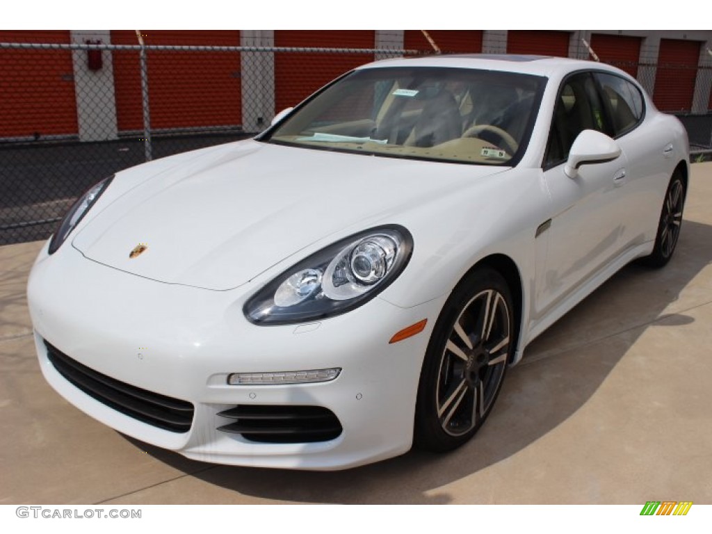 White 2014 Porsche Panamera Standard Panamera Model Exterior Photo #90703342