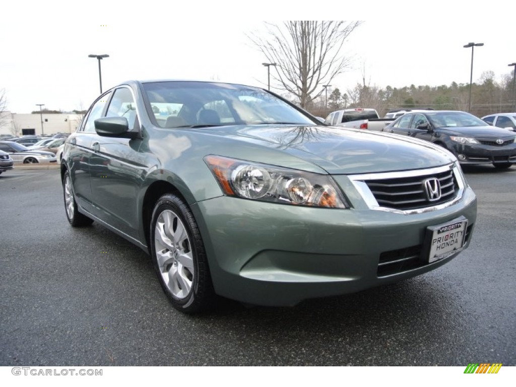 2010 Accord EX-L Sedan - Mystic Green Metallic / Black photo #2