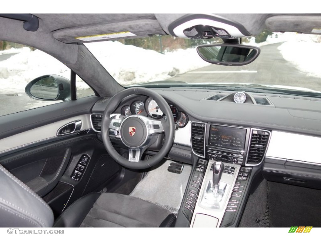 2013 Porsche Panamera GTS Black w/Alcantara Dashboard Photo #90704515