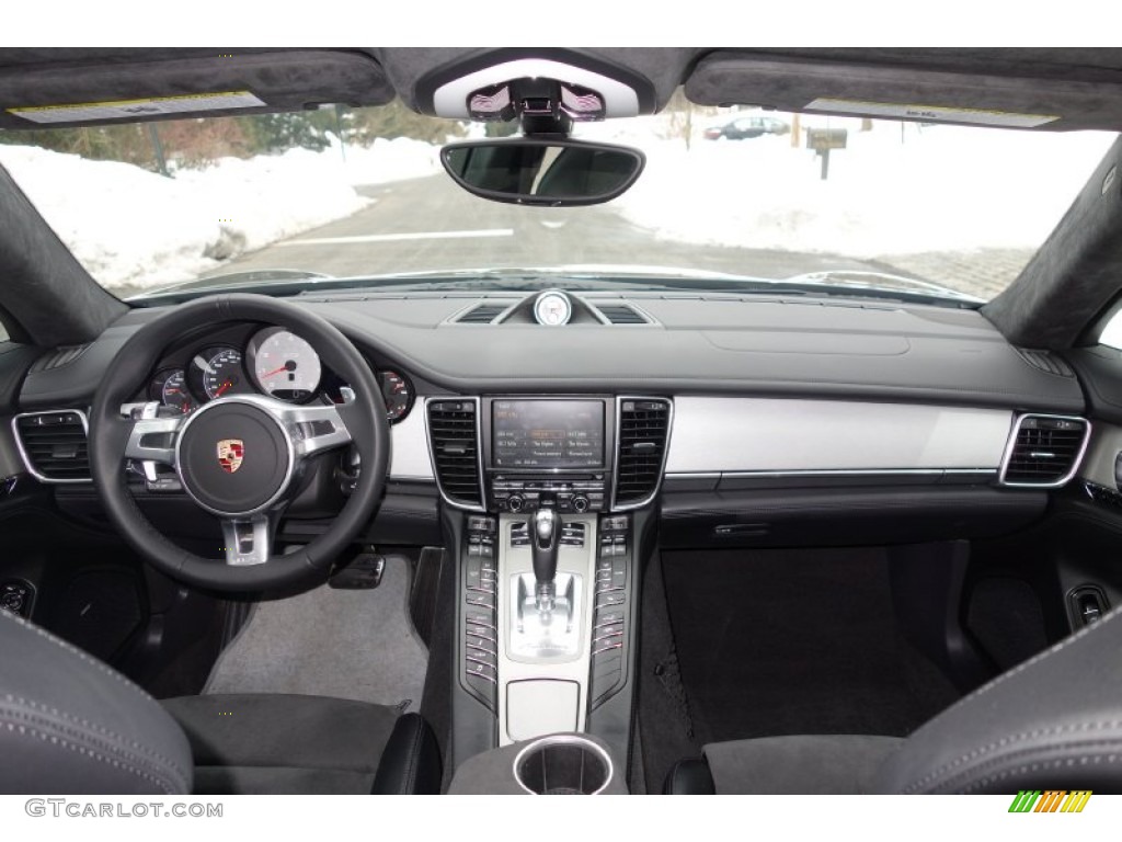 2013 Porsche Panamera GTS Black w/Alcantara Dashboard Photo #90704533