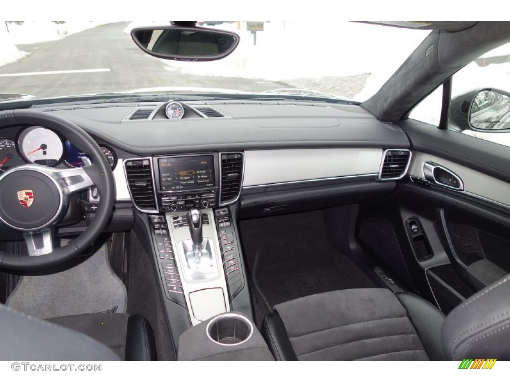 2013 Porsche Panamera GTS Black w/Alcantara Dashboard Photo #90704542