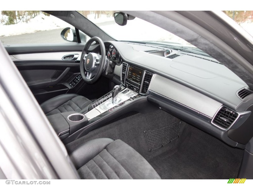 2013 Porsche Panamera GTS Black w/Alcantara Dashboard Photo #90704563