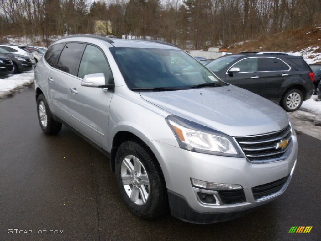 Silver Ice Metallic 2014 Chevrolet Traverse LT AWD Exterior Photo #90705559