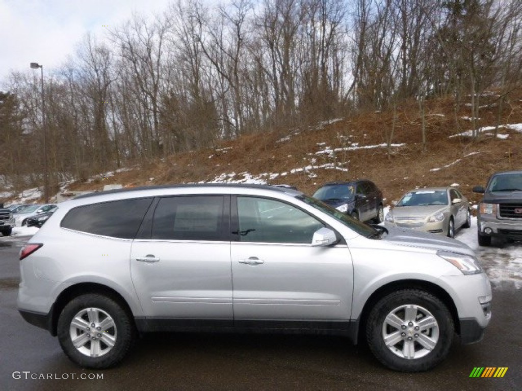 Silver Ice Metallic 2014 Chevrolet Traverse LT AWD Exterior Photo #90705601
