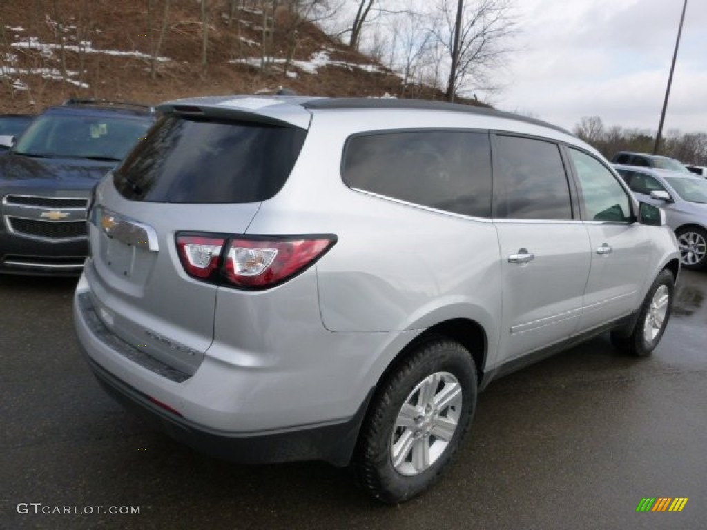 Silver Ice Metallic 2014 Chevrolet Traverse LT AWD Exterior Photo #90705613