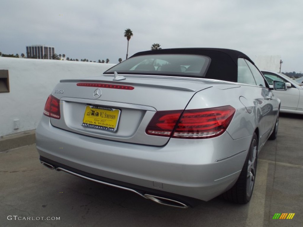 2014 E 350 Cabriolet - Iridium Silver Metallic / Black photo #8