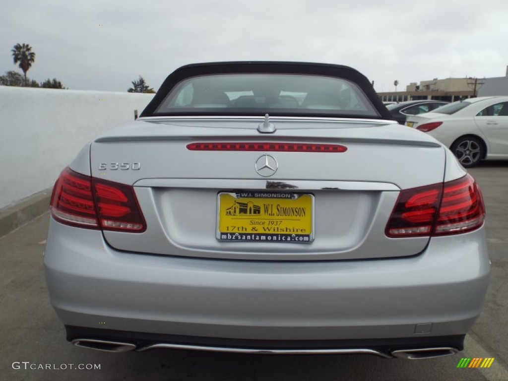 2014 E 350 Cabriolet - Iridium Silver Metallic / Black photo #9
