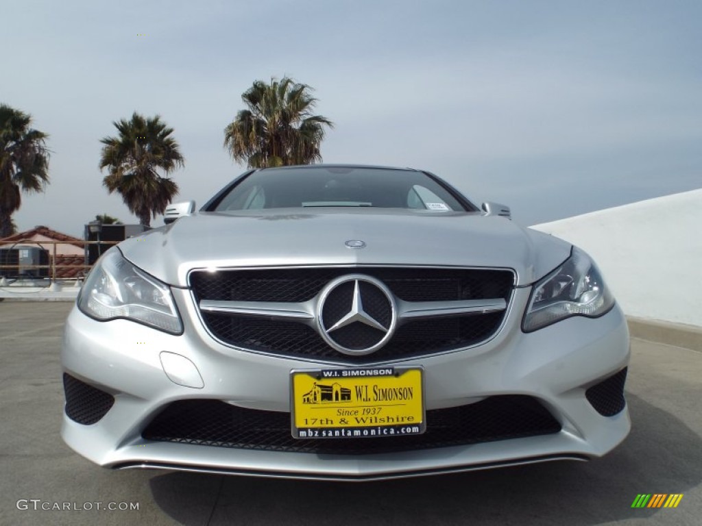 2014 E 350 Coupe - Iridium Silver Metallic / Black photo #2
