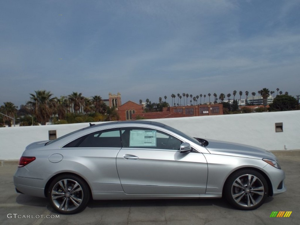 2014 E 350 Coupe - Iridium Silver Metallic / Black photo #3