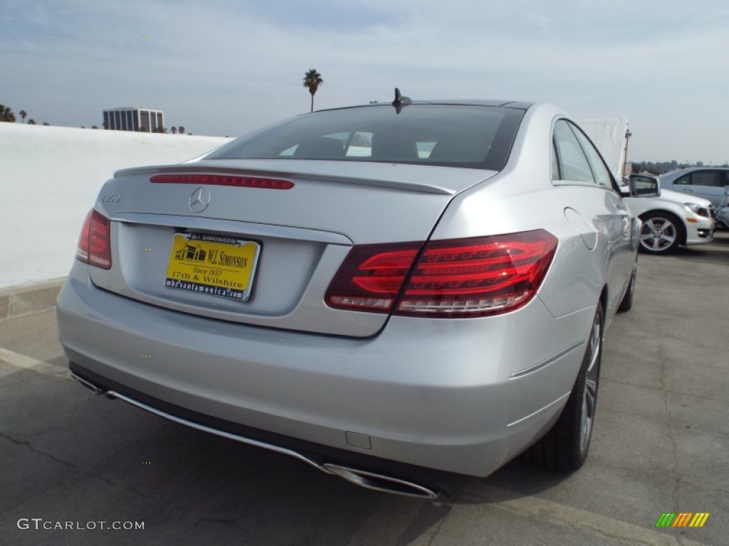 2014 E 350 Coupe - Iridium Silver Metallic / Black photo #4