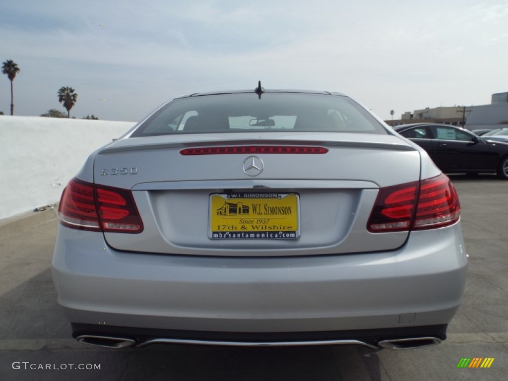 2014 E 350 Coupe - Iridium Silver Metallic / Black photo #5