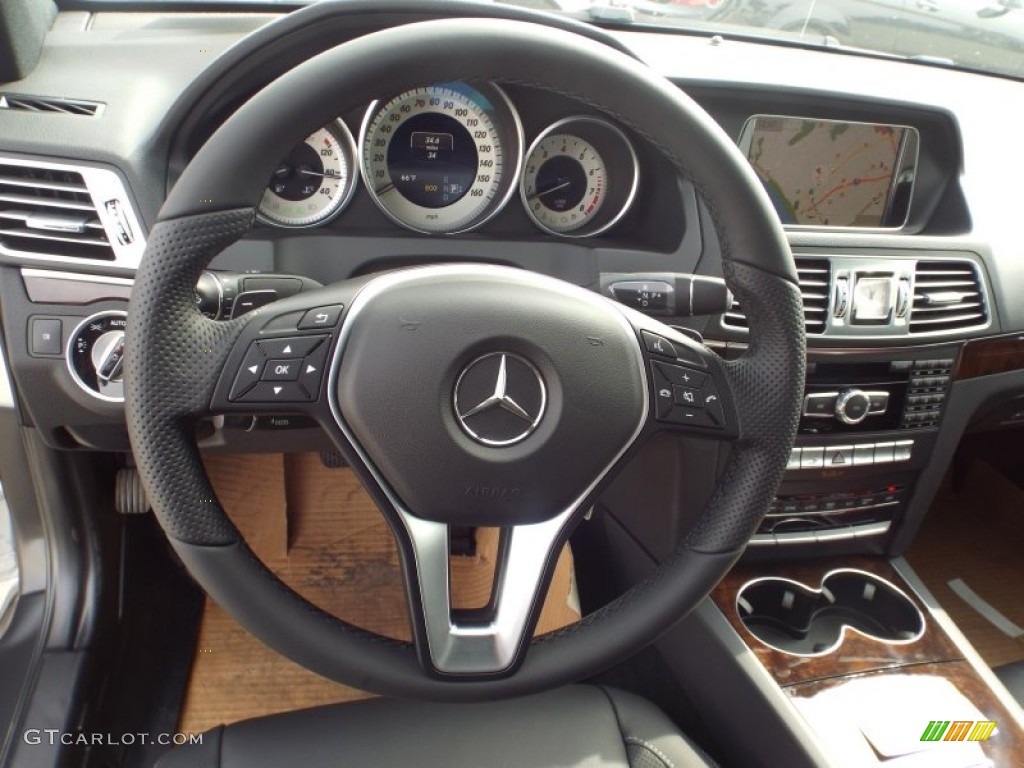 2014 E 350 Coupe - Iridium Silver Metallic / Black photo #9