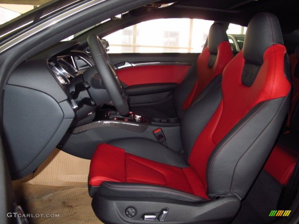 2014 S5 3.0T Premium Plus quattro Coupe - Moonlight Blue Metallic / Black/Magma Red photo #10