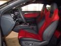 Black/Magma Red Front Seat Photo for 2014 Audi S5 #90709273