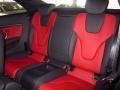 Black/Magma Red Rear Seat Photo for 2014 Audi S5 #90709290