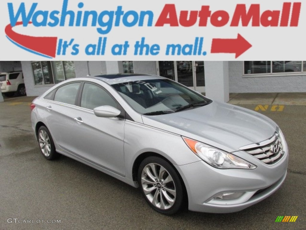 2011 Sonata SE - Radiant Silver / Gray photo #1