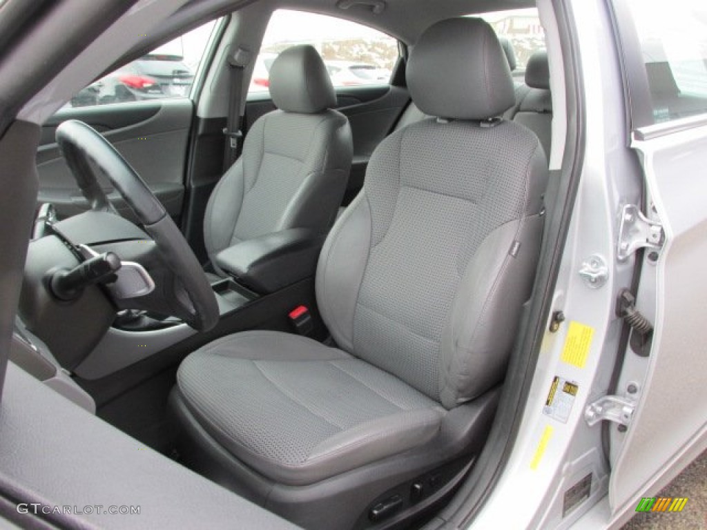 2011 Sonata SE - Radiant Silver / Gray photo #12