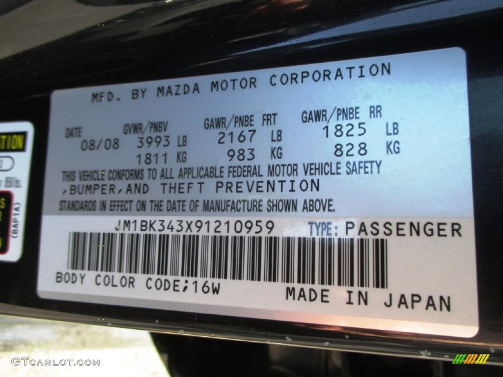 2009 MAZDA3 s Sport Hatchback - Black Mica / Black photo #5