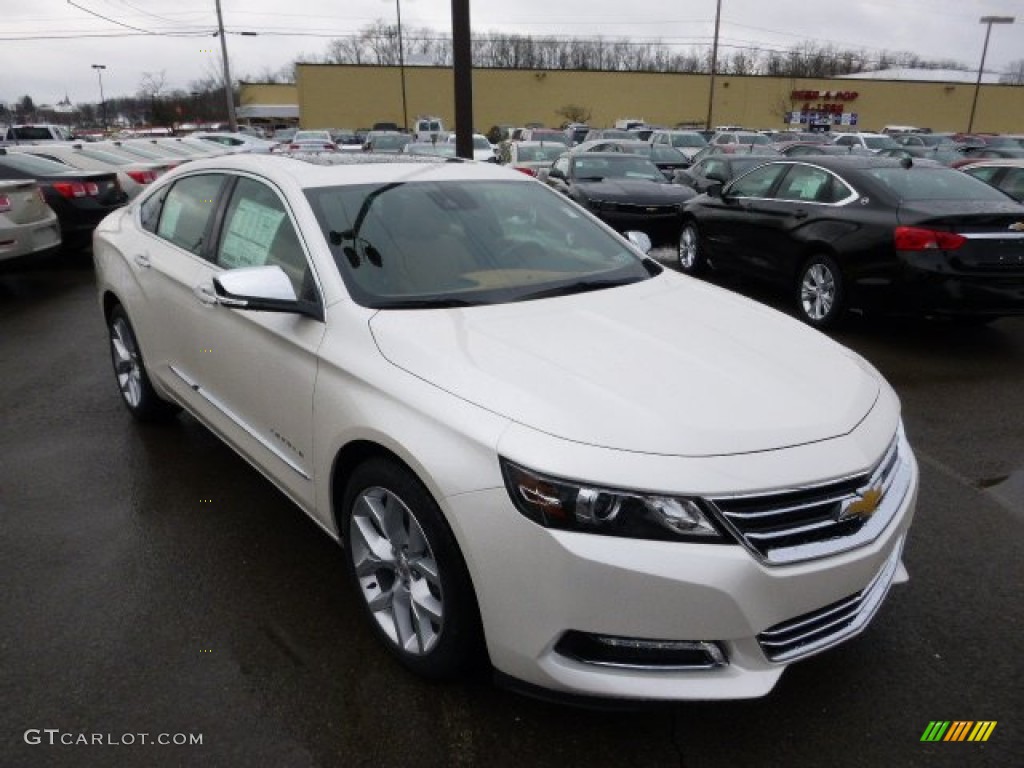 2014 Impala LTZ - White Diamond Tricoat / Jet Black/Mojave photo #3