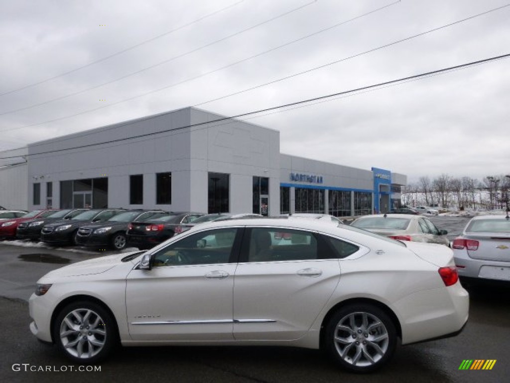 2014 Impala LTZ - White Diamond Tricoat / Jet Black/Mojave photo #8