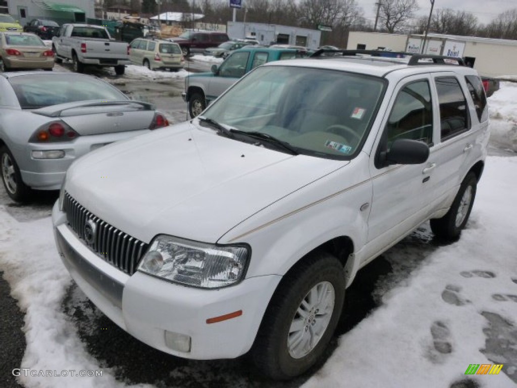 2006 Mariner Luxury 4WD - Oxford White / Pebble/Light Parchment photo #3